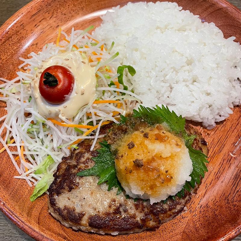 おろしそバーグディッシュ(びっくりドンキー 宇品店 )