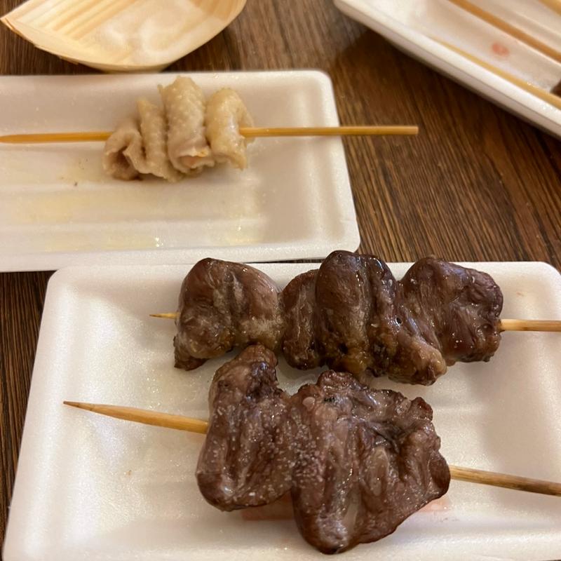 焼鳥、ハツ、シロ(伊豆半島合同会社)