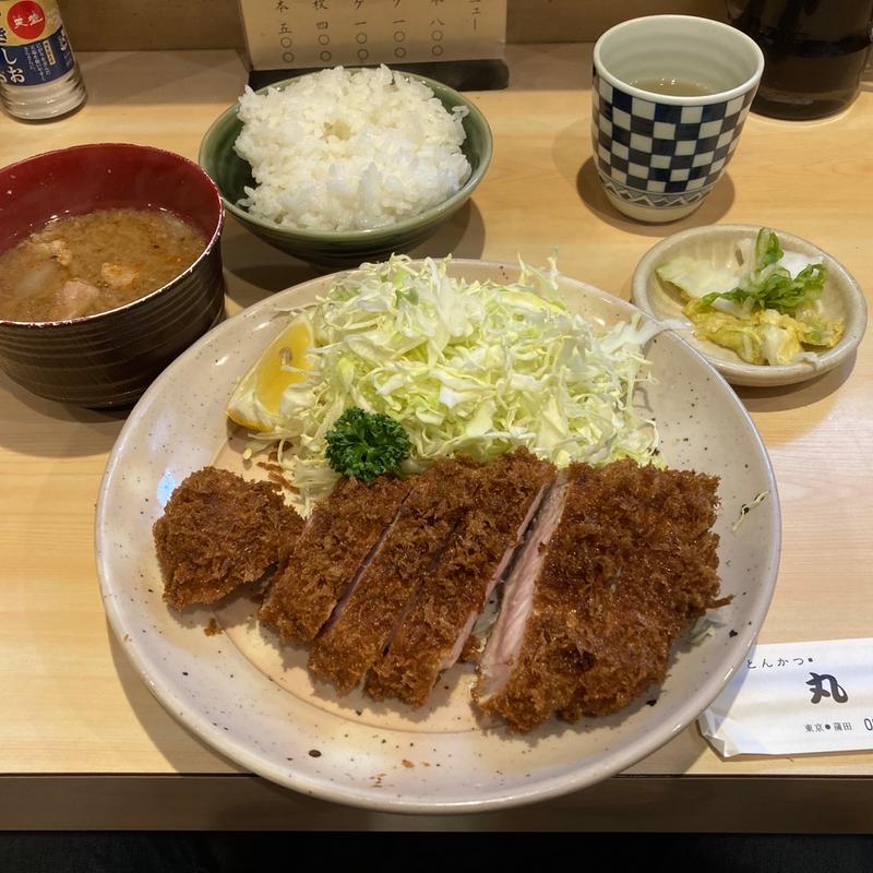 ロースかつ定食(とんかつ 丸一)