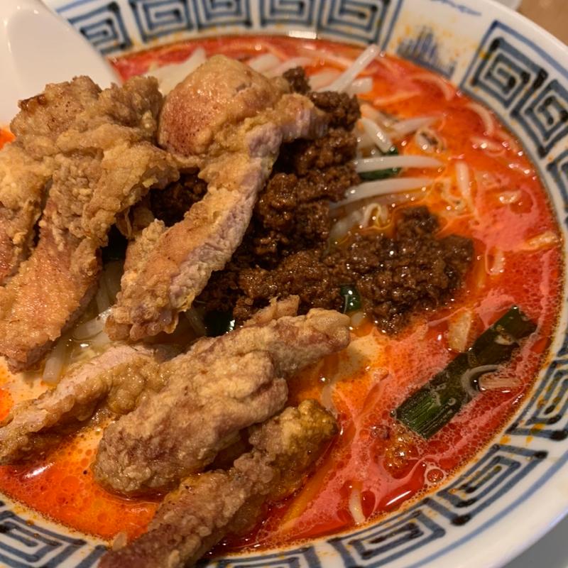 排骨坦々麺　中辛(希須林 担々麺屋 赤坂店 （キスリン タンタンメンヤ）)