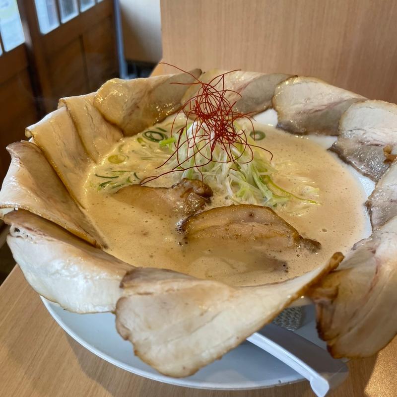 久留米とんこつチャーシュー(泡系しおとんこつラーメンべらしお 総本店)