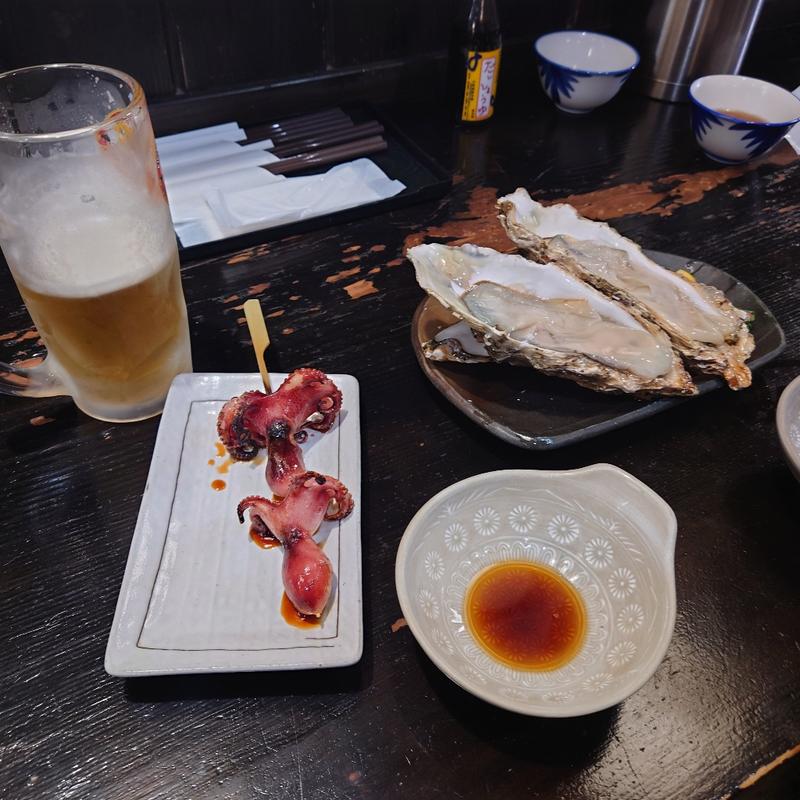 大粒生カキ(大洗海鮮市場／海鮮どんぶり亭

)