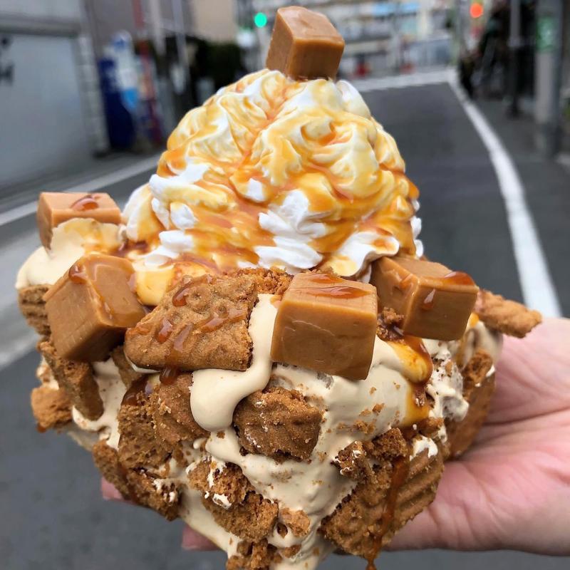 キャラメルクッキークリームぱん(コーヒー＆トースト)