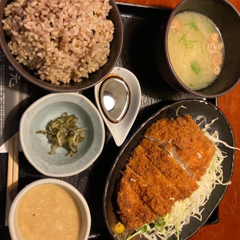 チーズチキンカツ定食(鳥元 市ヶ谷店)