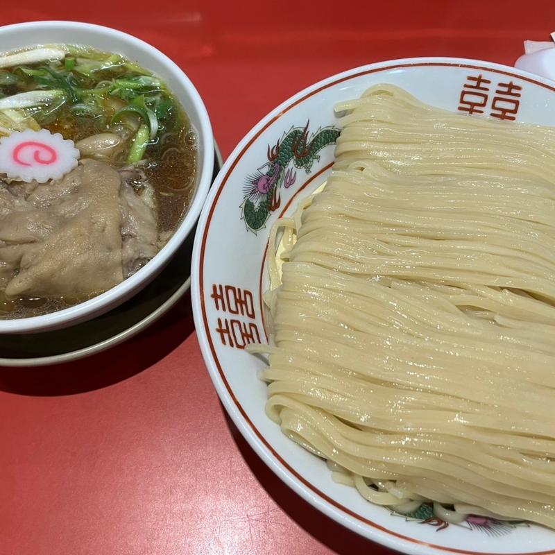つけそば(特)＋豚足トッピング(カドヤ食堂 本店 （かどやしょくどう）)