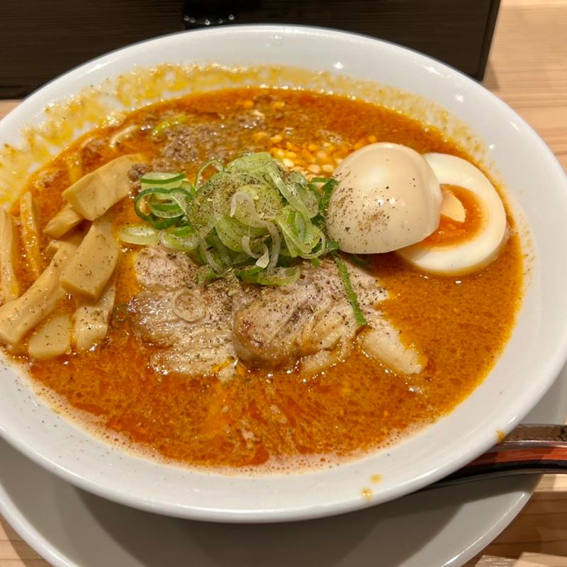 京山椒薫る濃厚担々麺(京紫 灯花繚乱 四谷本店)