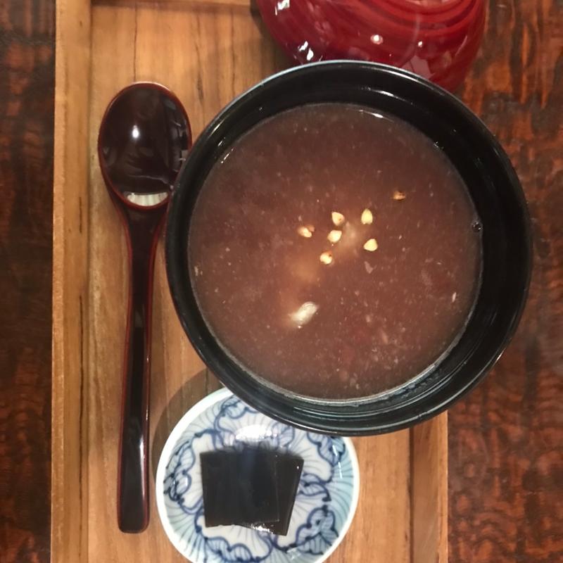 そばがきしるこ(手打ちそば ハナレ)