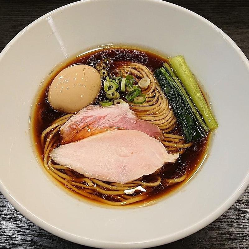 味玉芳醇鶏そば 醤油(麺や福はら)