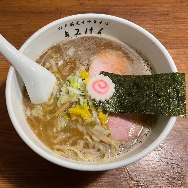 江戸前煮干中華そば（塩）(きみはん 総本店)