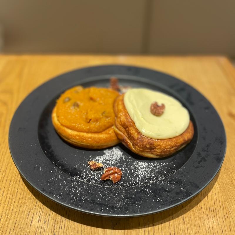 キャロットケーキパンケーキ(pancake and books bibliotheque)