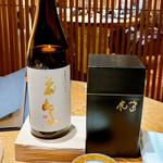 蟹懐石ペアリング(日本酒)(山中温泉　花紫 （はなむらさき）)
