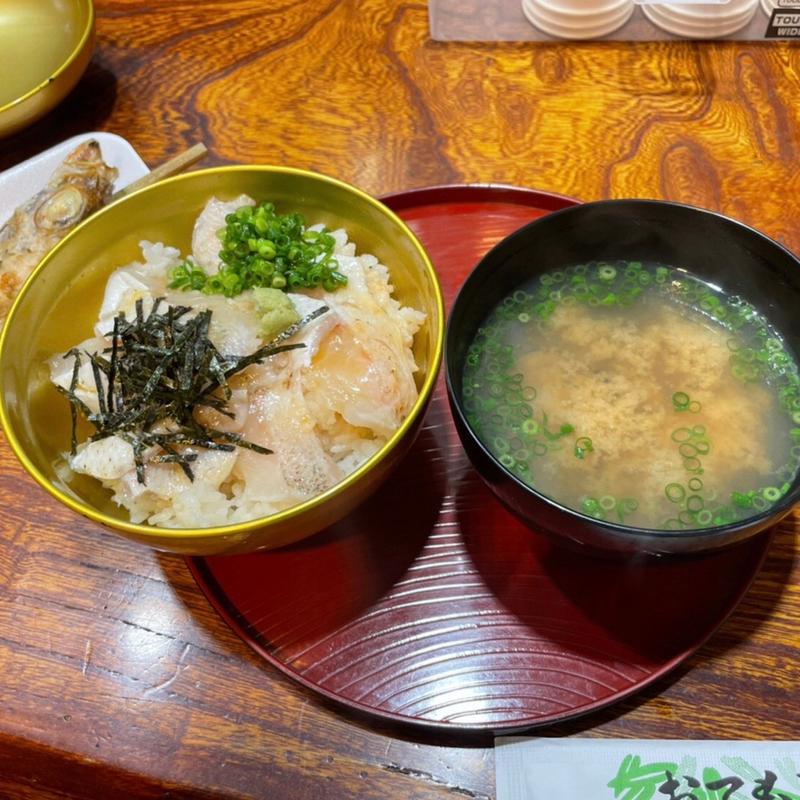 のどぐろ丼&しじみ汁セット(日本海 出雲大社正門前店 )