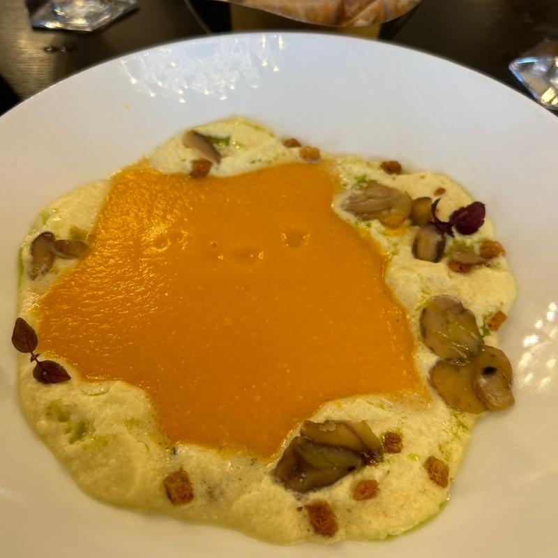 スイートポテトのスープ(バカラ美術館)