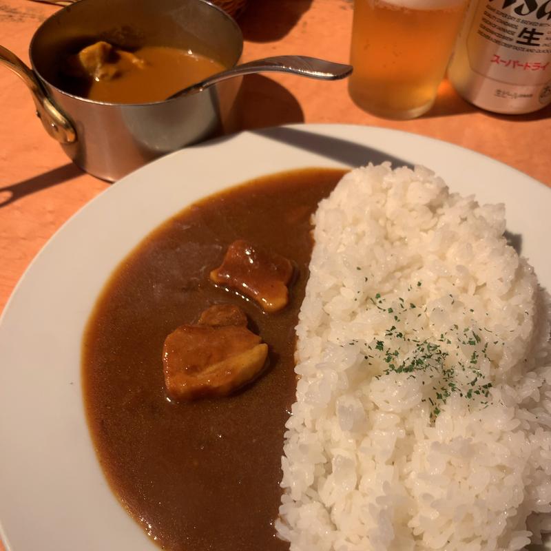 ポーク&カシミールチキン(いんでいら道玄坂店)