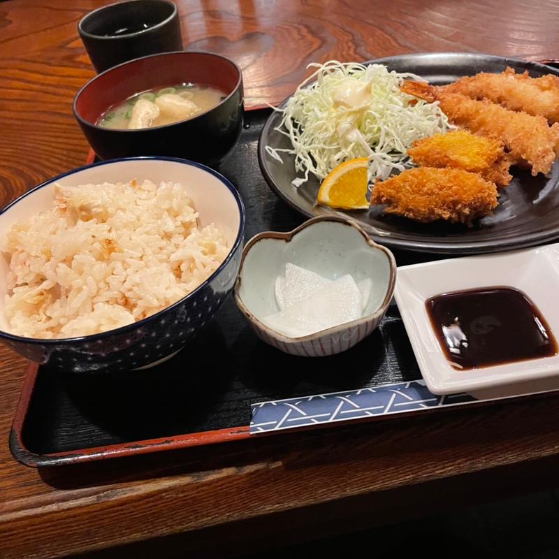 盛り合わせ定食(味楽うどん店)