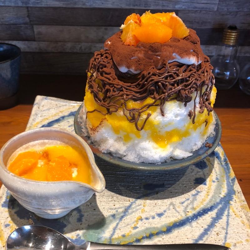 ショコラオランジュ(Tokyo ShaveIce Ancredore (トーキョーシェイブアイス アンカードレ))