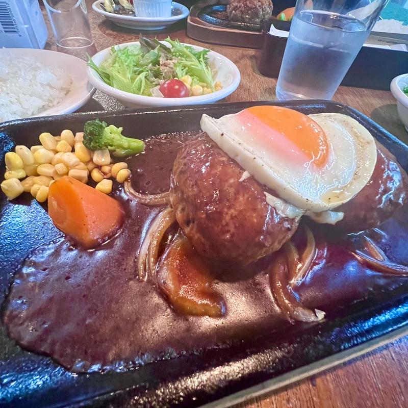 メジャーハンバーグ ダブル(ラルコーン 魚町店)