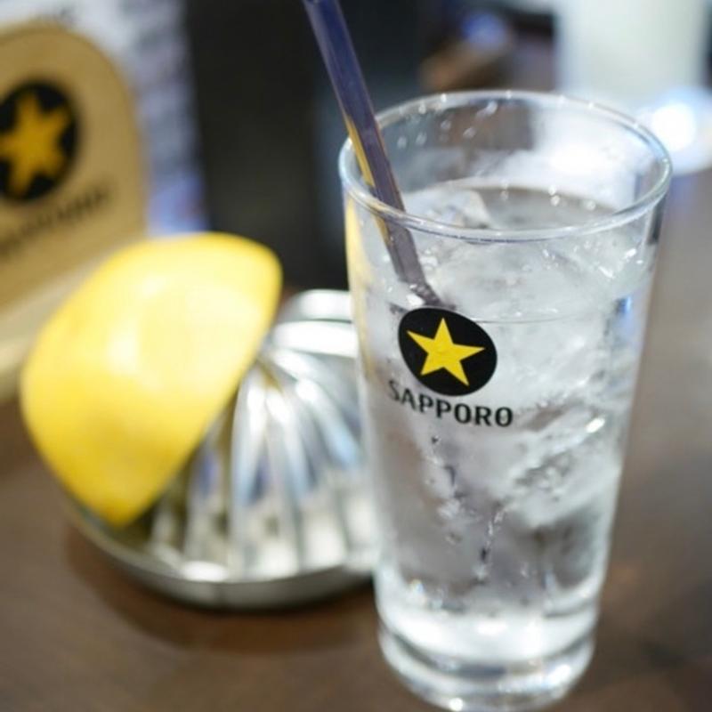 生グレープフルーツサワー(酒場食堂よろずや)