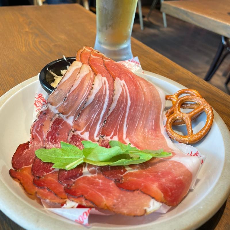 3か月ドライエイジした生ハムプラッター　ハーフサイズ(SCHMATZ Ariake シュマッツ・ビア・ダイニング 有明ガーデン)