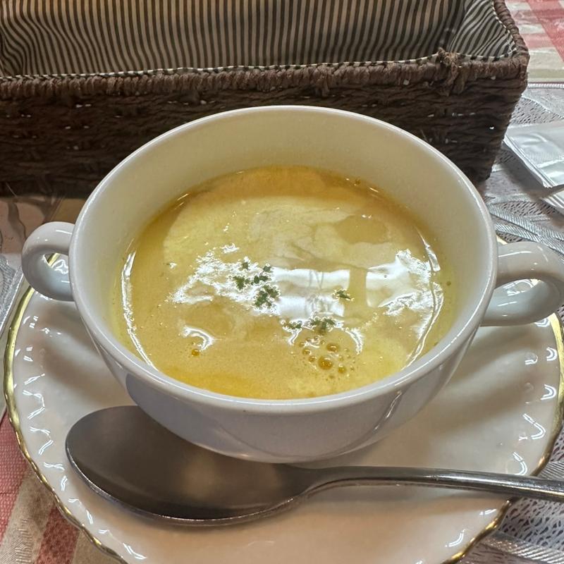 かぼちゃのスープ(TONY's PIZZA)