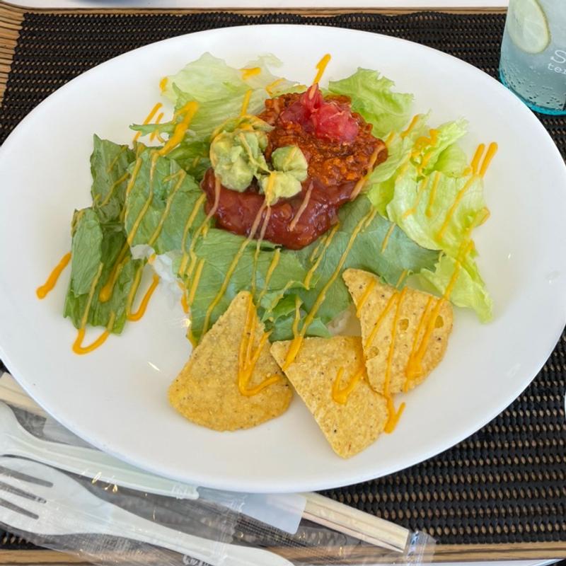 高原野菜のタコライス(竜王スキーパークSORA terrace cafe)