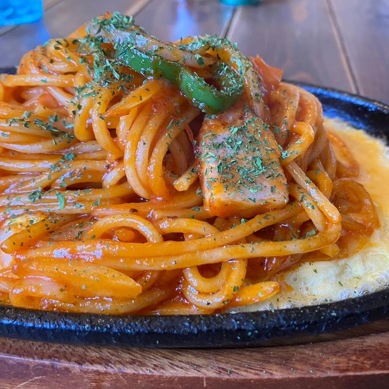 鉄板ナポリタンセット(珈琲パーラー P.berry （ピーベリー）)