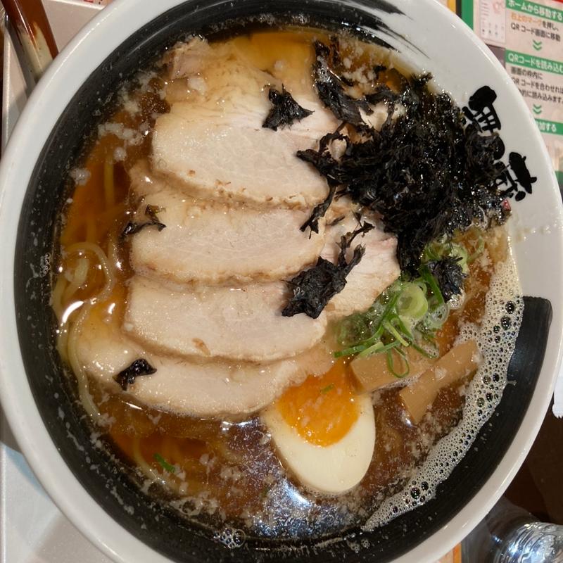鶏がら醤油チャーシューらーめん(越後秘蔵麺 無尽蔵 しながわ家 )