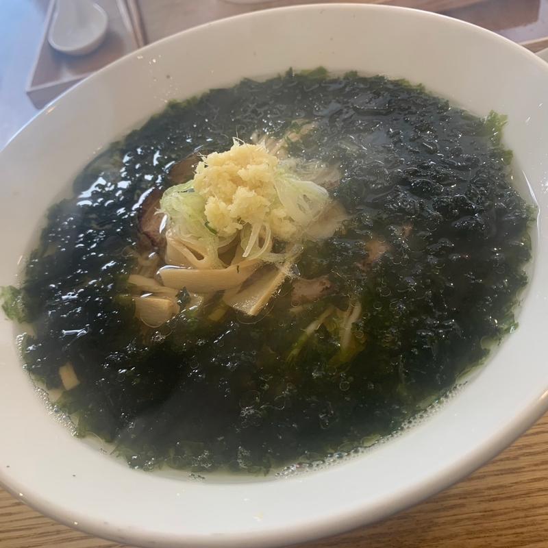 生姜そば 塩　岩海苔まみれ(中華そば 鶴亀)
