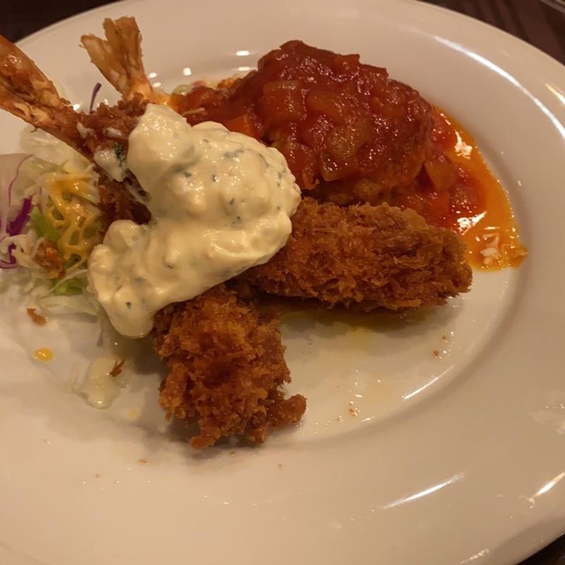 海老フライセット(いわむら )