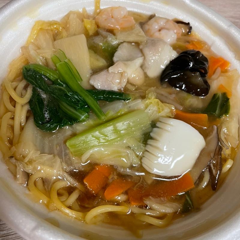 五目あんかけラーメン(セブン-イレブン 五泉三本木店)