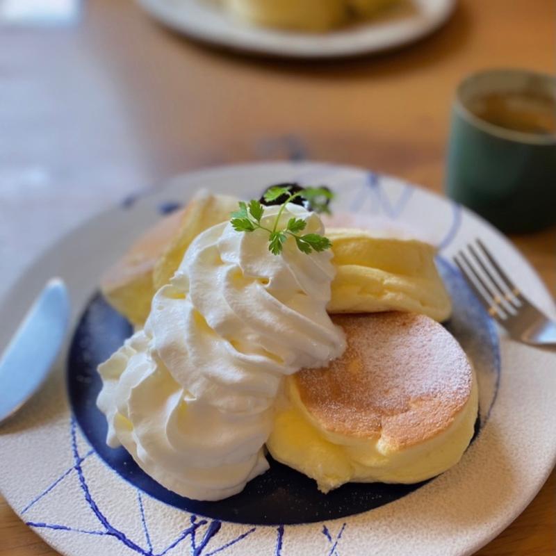 至福のプレーンパンケーキ(丹波立杭 YAMATO cafe)