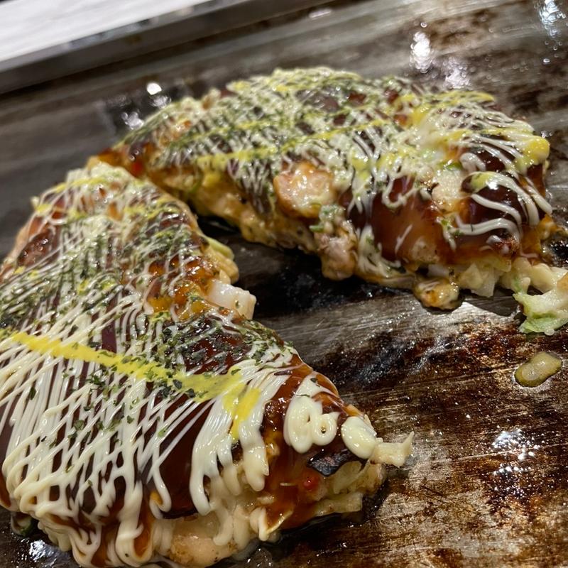 ミックス玉(鉄板焼・お好み焼 かどや)