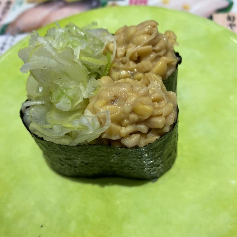 ネギ納豆軍艦(なごやか亭 発寒店)