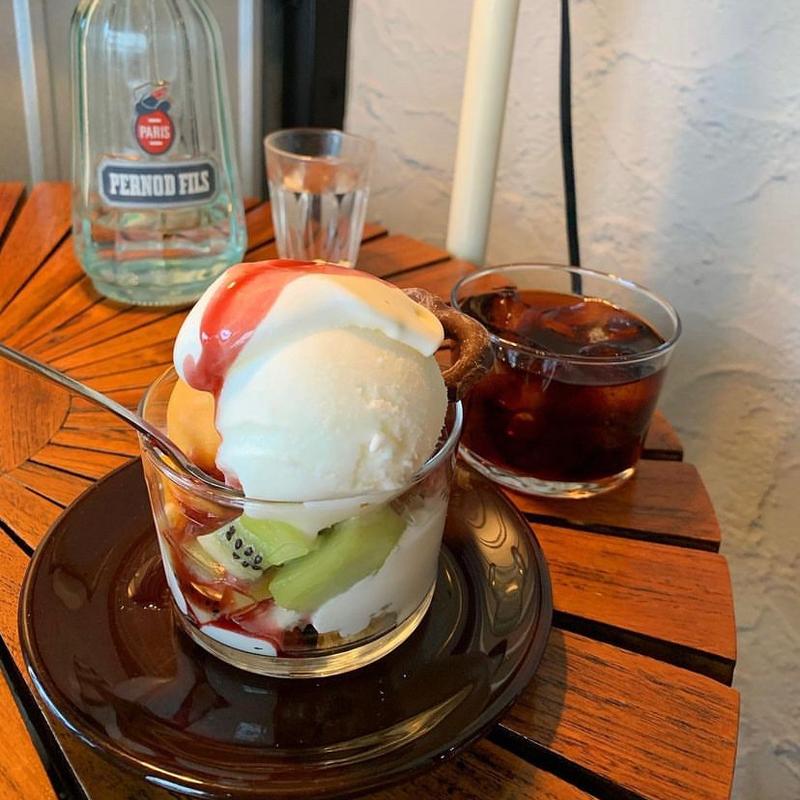 ランチセットミニパフェ(ニルカフェ)