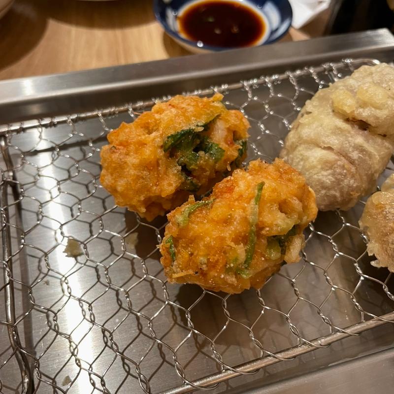 漬けマグロほほ肉天(魚河岸酒場FUKU浜金 チカマチラウンジ店)