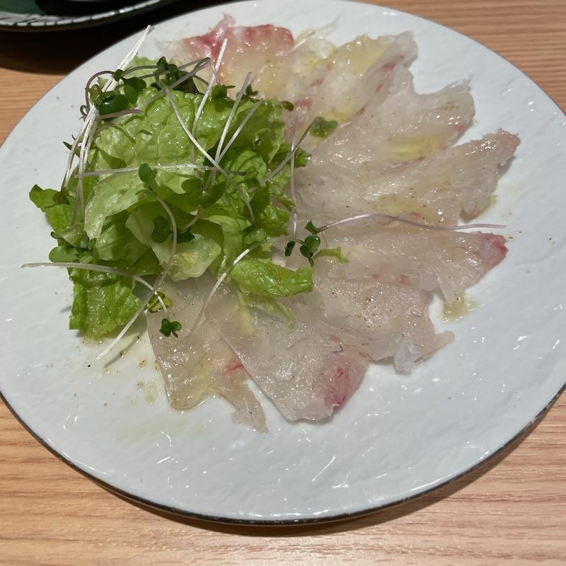 鯛のカルパッチョ(だし処つる松)