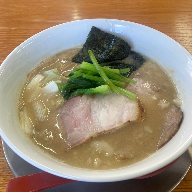 煮干し出し汁と背脂のすり流し中華そば醤油手もみ麺(栃木中華そば 神志)