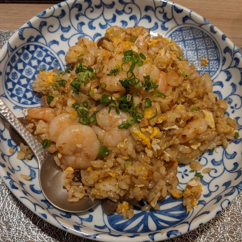 海老炒飯(和食イノベーティブ「かさじま」)