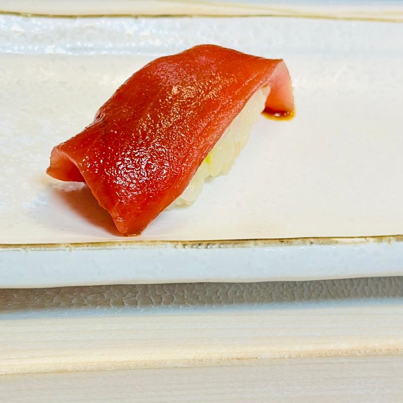 赤身早漬け(福寿司)