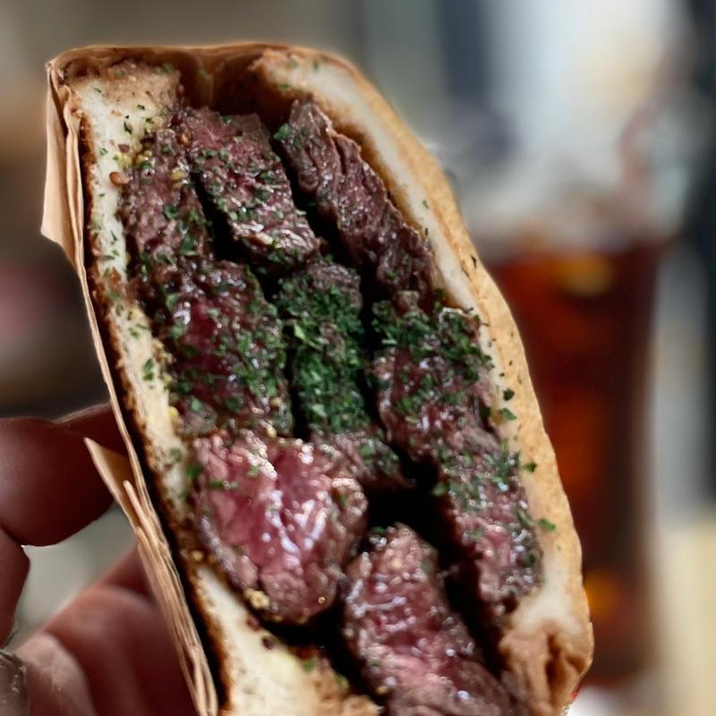 下北沢ミート・サンド・ダブル(下北沢 カフェ STABLER Shimokitazawa Meatsand)