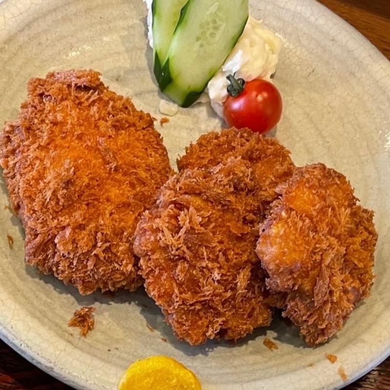 ひとくちカツとコロッケの盛り合わせ定食(恵庭屋 （えにわや）)