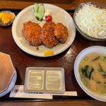 ひとくちカツとコロッケの盛り合わせ定食(恵庭屋 （えにわや）)