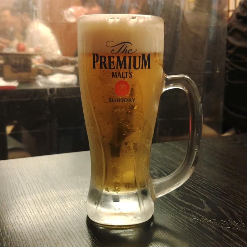 生ビール(海鮮問屋 ふじ丸 小田原駅前店)