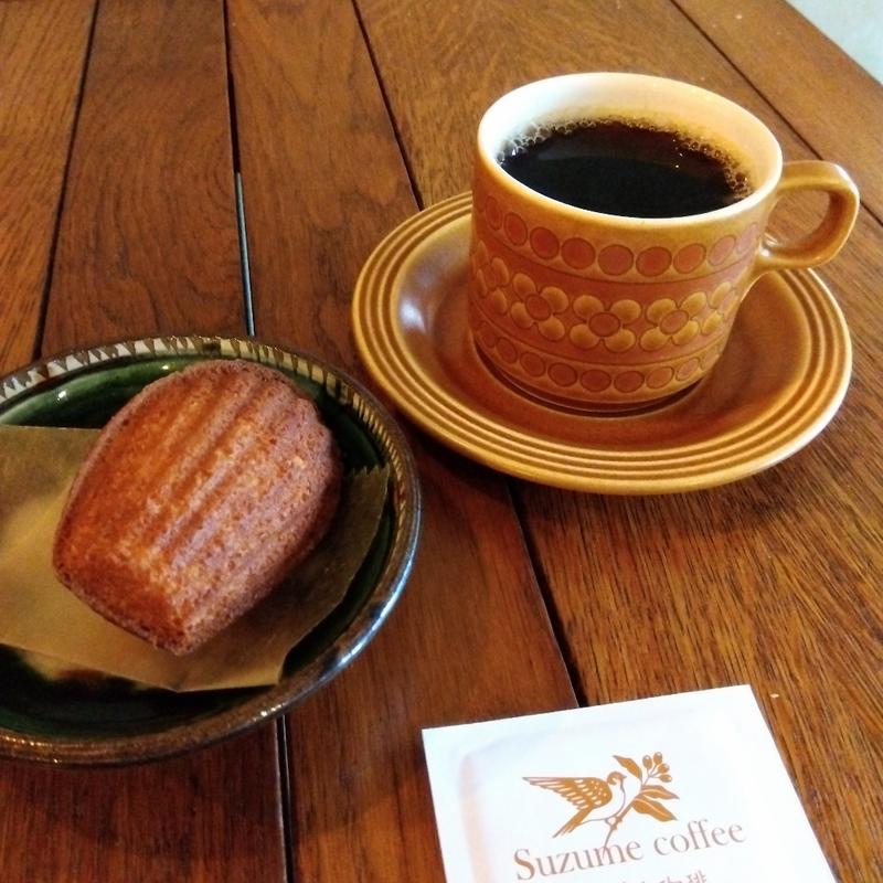 マドレーヌ(すずめ珈琲)