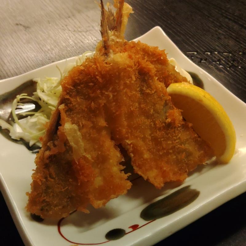 アジフライ(海鮮問屋 ふじ丸 小田原駅前店)