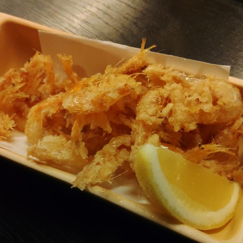 白海老の唐揚げ(海鮮問屋 ふじ丸 小田原駅前店)