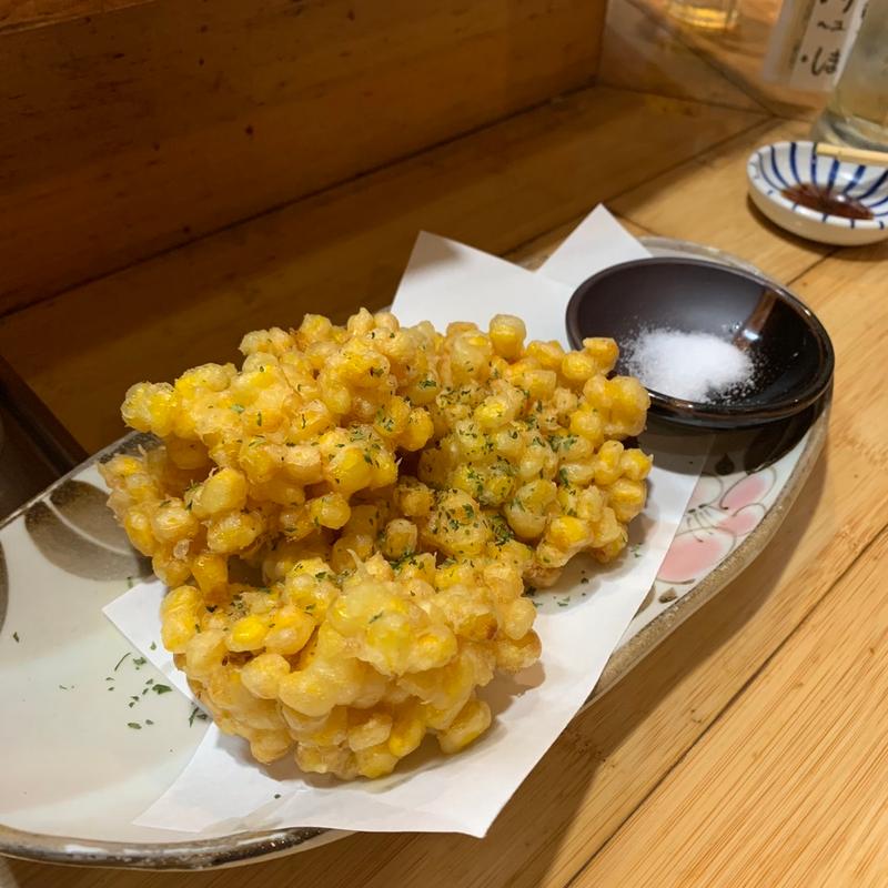 とうもろこしのかき揚げ(すし旬 今池店)