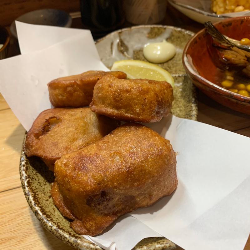 海鮮とろろ唐揚げ(すし旬 今池店)