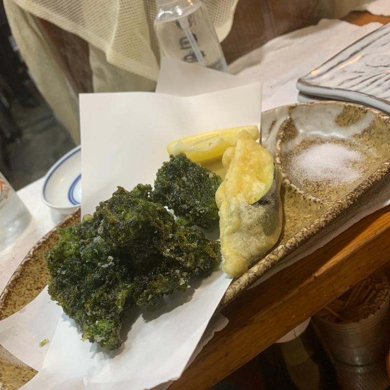 青さのり天(すし旬 今池店)