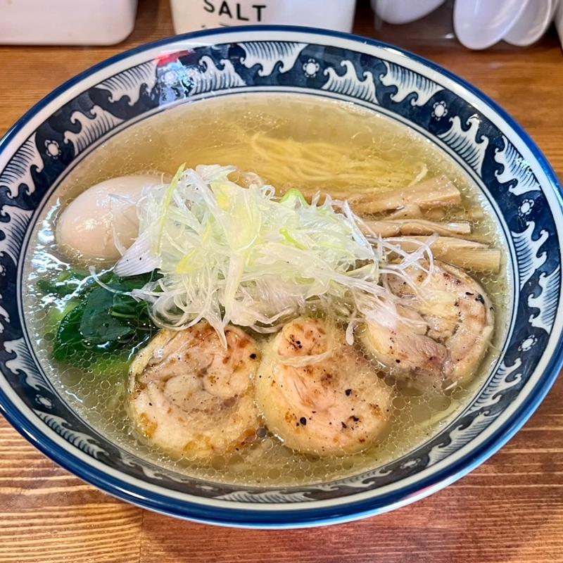 鶏そば(塩)味玉トッピング(ラーメン Sorenari)